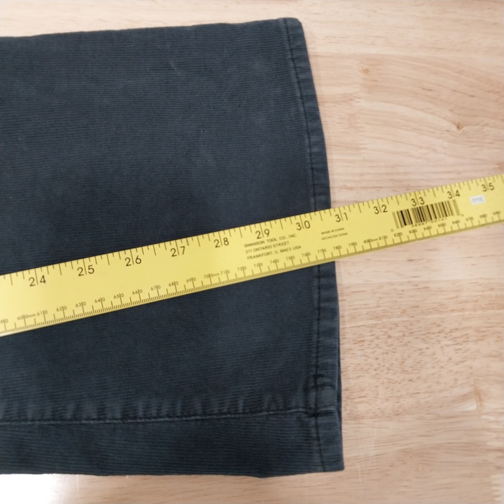 American Eagle Women Pants Super Hi-Rise‎ Flare Corduroy Button Fly 6 Gray Blue - Picture 5 of 15